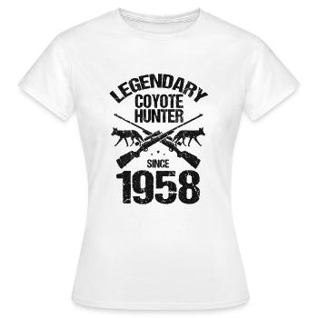 Conception de coyote pour les réacteurs de coyote - T-shirt Femme - blanc - Devant - AI Model Female 172 dark (172cm)