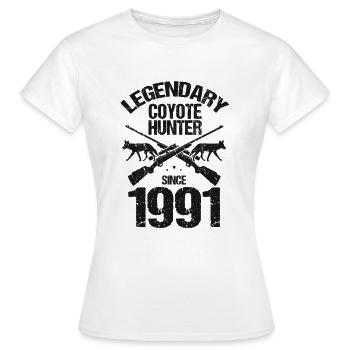 Conception de coyote pour les réacteurs de coyote - T-shirt Femme - blanc - Devant - AI Model Female 172 dark (172cm)