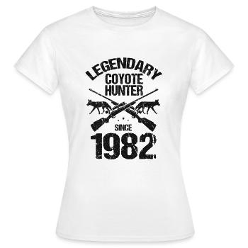 Conception de coyote pour les réacteurs de coyote - T-shirt Femme - blanc - Devant - AI Model Female 172 dark (172cm)