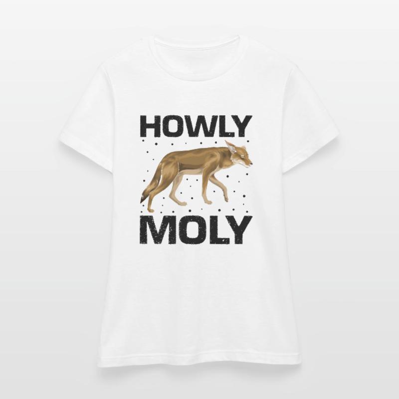 Conception de coyote pour les réacteurs de coyote T-shirt Femme