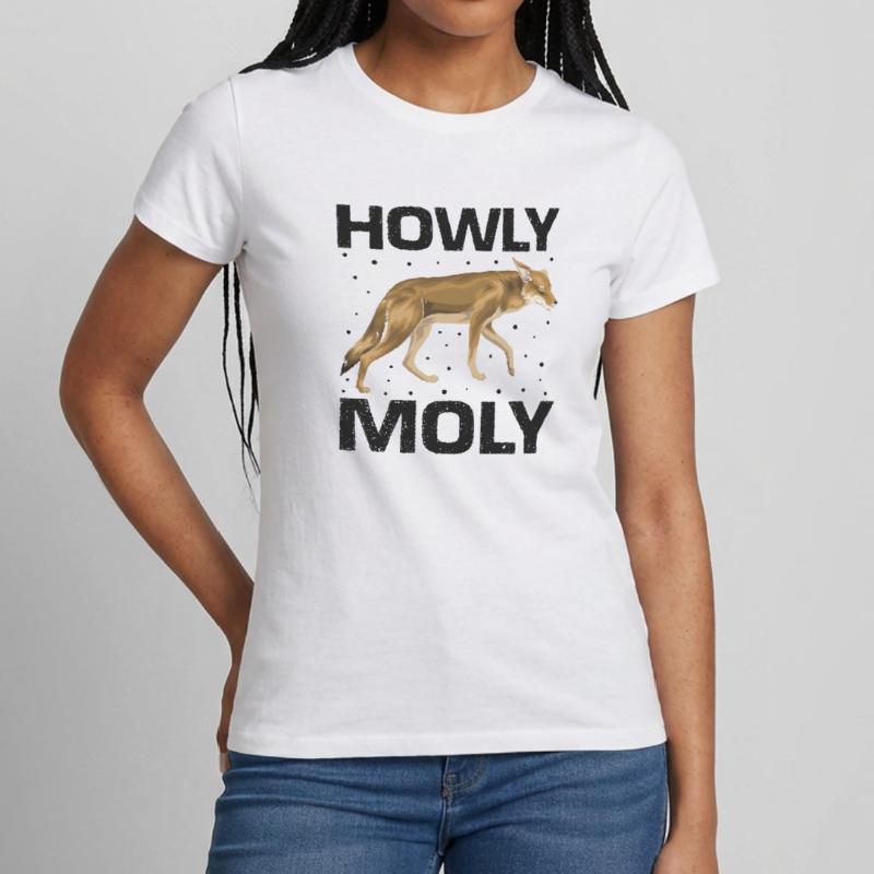 Conception de coyote pour les réacteurs de coyote T-shirt Femme