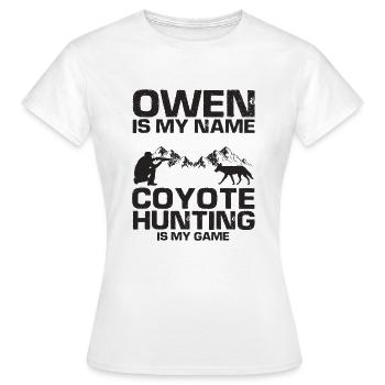 Conception de coyote pour les réacteurs de coyote - T-shirt Femme - blanc - Devant - AI Model Female 172 dark (172cm)