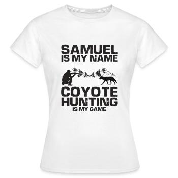 Conception de coyote pour les réacteurs de coyote - T-shirt Femme - blanc - Devant - AI Model Female 172 dark (172cm)