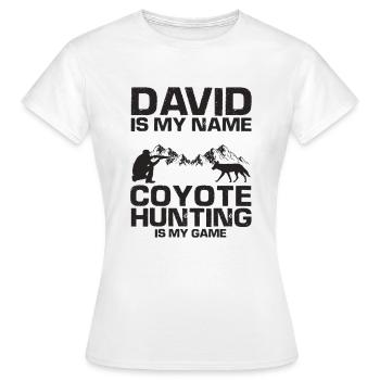 Conception de coyote pour les réacteurs de coyote - T-shirt Femme - blanc - Devant - AI Model Female 172 dark (172cm)