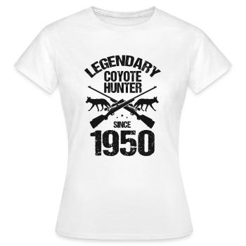 Conception de coyote pour les réacteurs de coyote - T-shirt Femme - blanc - Devant - AI Model Female 172 dark (172cm)
