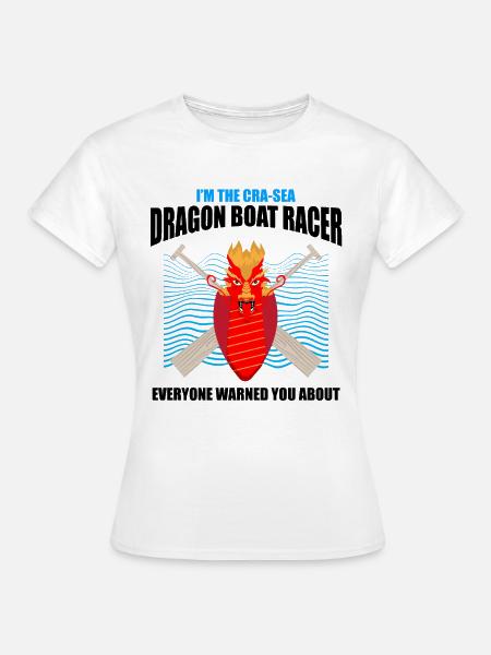 Chinesisches Bootsrennen für Drachenboot-Trainer - Frauen T-Shirt - Weiß