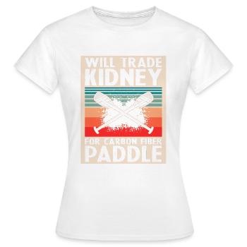 Bateau-dragon et équipage de bateau-dragon - T-shirt Femme - blanc - Devant - AI Model Female 172 dark (172cm)