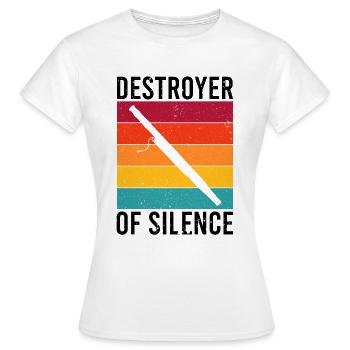 Bassoonist design for woodwind orchestra - Women's T-Shirt - white - Front - AI Model Female 172 dark (172cm)