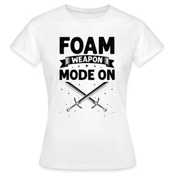 Citation de jeu de rôle pour Larper et Larp - T-shirt Femme - blanc - Devant - AI Model Female 172 dark (172cm)