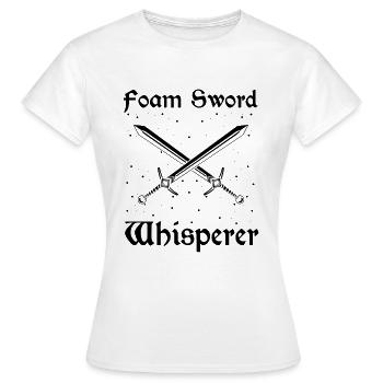 Citation de jeu de rôle pour Larper et Larp - T-shirt Femme - blanc - Devant - AI Model Female 172 dark (172cm)