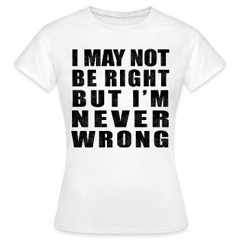 Phrases drôles - T-shirt Femme - blanc - Devant - AI Model Female 172 dark (172cm)