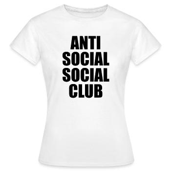 Sarcasme sarcastique - T-shirt Femme - blanc - Devant - AI Model Female 172 dark (172cm)