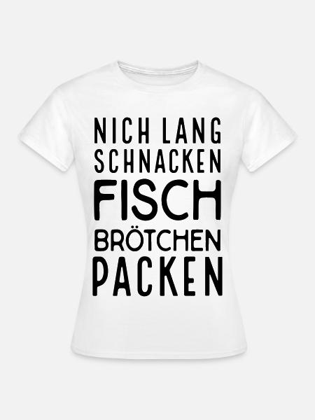 Fischbrötchen - Frauen T-Shirt - Weiß