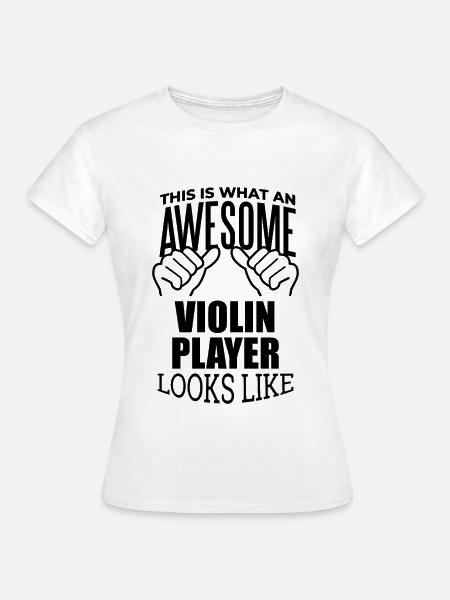 Violine Violine Violine - Frauen T-Shirt - Weiß