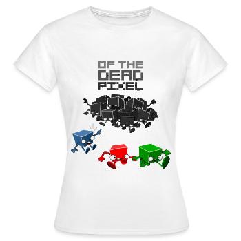 dead pixel - T-shirt Femme - blanc - Devant - AI Model Female 172 dark (172cm)