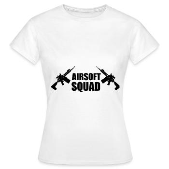 Airsoft Squad - Women's T-Shirt - white - Front - AI Model Female 172 dark (172cm)