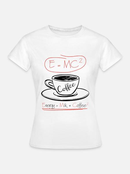 E = MC2 - Frauen T-Shirt - Weiß