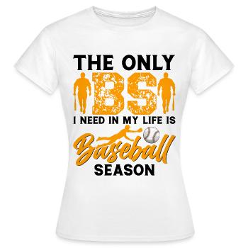 Baseball Spieler Baseball Spielerin Baseball Team - Frauen T-Shirt - Weiß - Vorne - AI Model Female 172 dark (172cm)