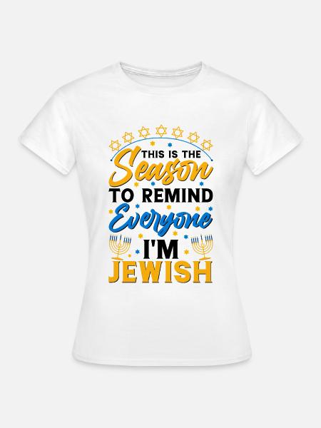 Hanukkah - Frauen T-Shirt - Weiß