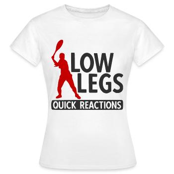 Tennisplatz Spruch Für Tennis - Frauen T-Shirt - Weiß - Vorne - AI Model Female 172 dark (172cm)