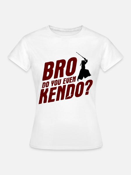 Japanischer Schwertkampf Kendo - Frauen T-Shirt - Weiß