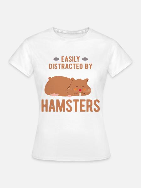 Nagetier Hamster - Frauen T-Shirt - Weiß