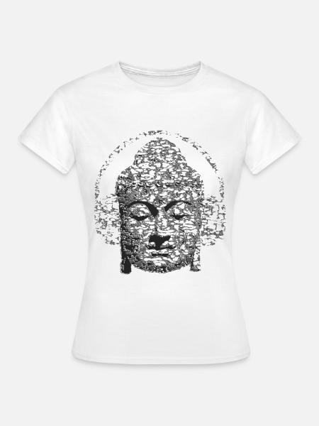 Bouddha destructuré - T-shirt Femme - blanc