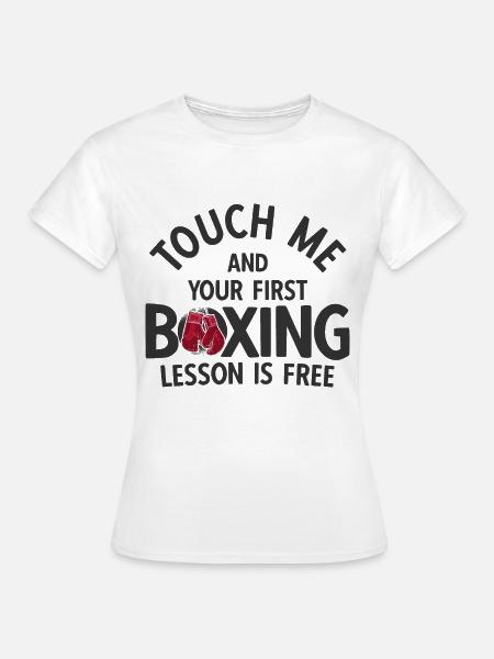 Boxsport Boxing - Frauen T-Shirt - Weiß
