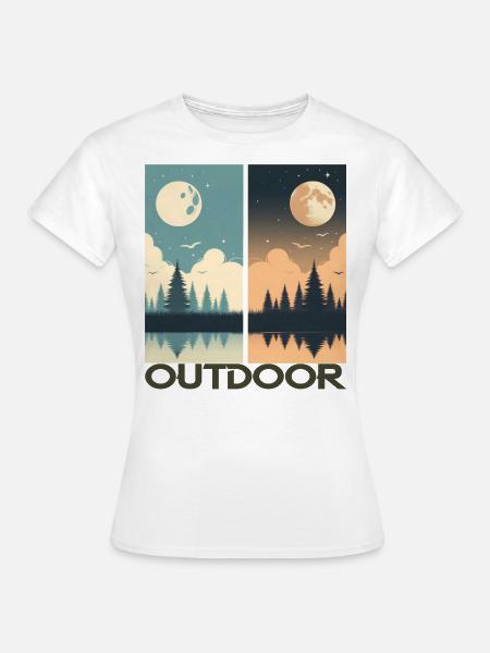 Outdoor - Frauen T-Shirt - Weiß