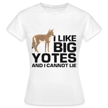Conception de coyote pour les réacteurs de coyote - T-shirt Femme - blanc - Devant - AI Model Female 172 dark (172cm)