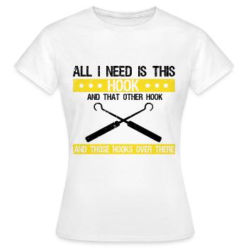 Lock Lock locking service locksmith - Women's T-Shirt - white - Front - AI Model Female 172 dark (172cm)