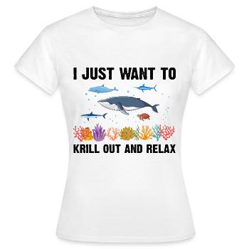 Marine Nature Marine Biologist Marine Marine Biology Ocean - Women's T-Shirt - white - Front - AI Model Female 172 dark (172cm)