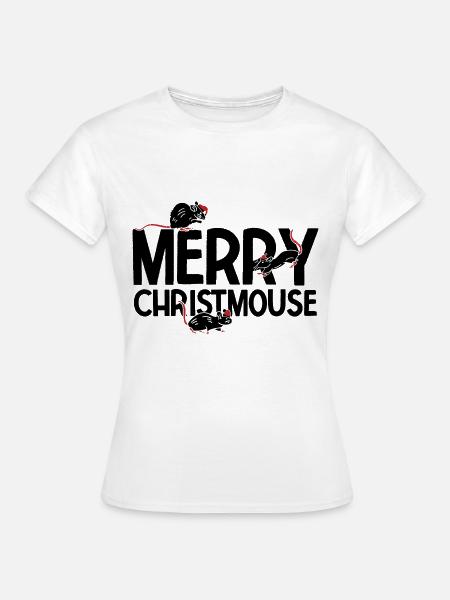 Nagetier Maus Ratte - Frauen T-Shirt - Weiß