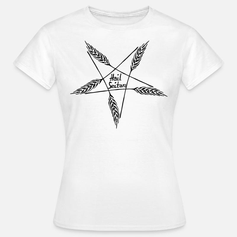 Hail Seitan - Women's T-Shirt - white