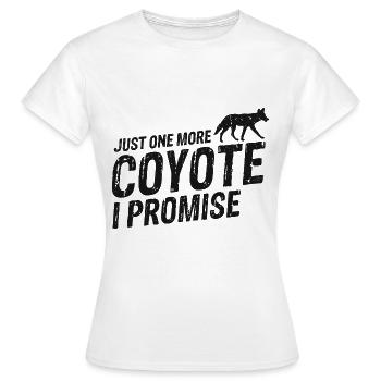 Conception de coyote pour les réacteurs de coyote - T-shirt Femme - blanc - Devant - AI Model Female 172 dark (172cm)