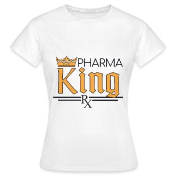 Pharmacie | Roi de l’industrie pharmaceutique - T-shirt Femme - blanc - Devant - AI Model Female 172 dark (172cm)