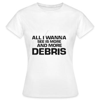House demolition and house renovation - Women's T-Shirt - white - Front - AI Model Female 172 dark (172cm)