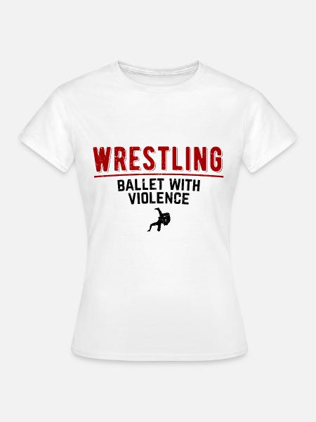 Grappling Martial Arts Wrestling - Frauen T-Shirt - Weiß
