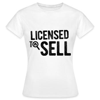 Immobilien-Händler Für Immobilien-Makler - Frauen T-Shirt - Weiß - Vorne - AI Model Female 172 dark (172cm)