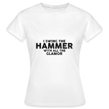 Démolition et rénovation de maisons - T-shirt Femme - blanc - Devant - AI Model Female 172 dark (172cm)