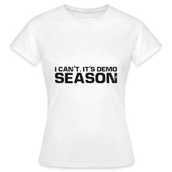 House demolition and house renovation - Women's T-Shirt - white - Front - AI Model Female 172 dark (172cm)