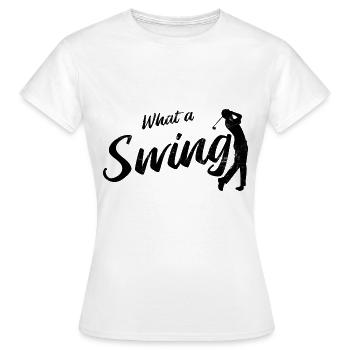 Golfplatz zum Golfen Golf - Frauen T-Shirt - Weiß - Vorne - AI Model Female 172 dark (172cm)