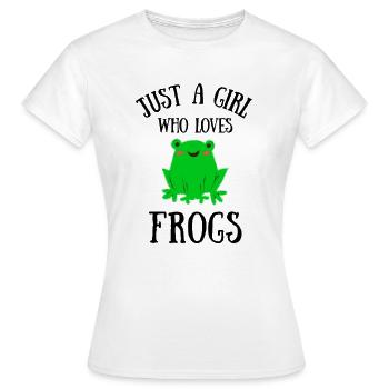 grenouilles grenouilles - T-shirt Femme - blanc - Devant - AI Model Female 172 dark (172cm)