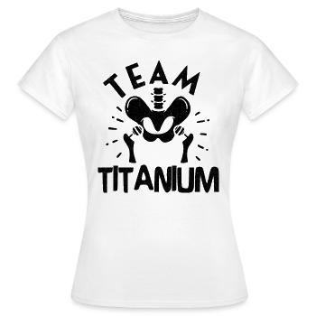 Hip Replacement Hip Surgery Post-OP Rehab Poison - T-shirt Femme - blanc - Devant - AI Model Female 172 dark (172cm)