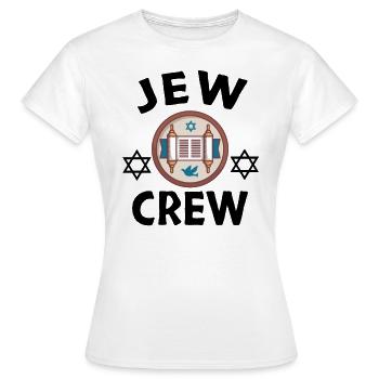 Jew Jewish Israelite Culture Israel Jewish Roots - Frauen T-Shirt - Weiß - Vorne - AI Model Female 172 dark (172cm)