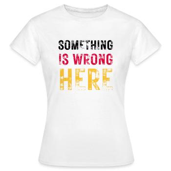 Politik Grundrechte grundgesetz freiheit zensur - Frauen T-Shirt - Weiß - Vorne - AI Model Female 172 dark (172cm)