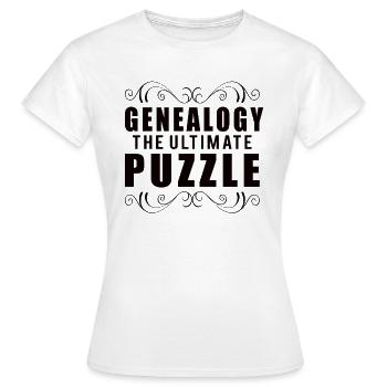 Arbre généalogique Historien de la famille Généalogie Généalogie - T-shirt Femme - blanc - Devant - AI Model Female 172 dark (172cm)