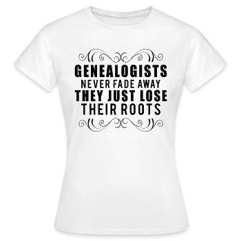 Arbre généalogique Historien de la famille Généalogie Généalogie - T-shirt Femme - blanc - Devant - AI Model Female 172 dark (172cm)