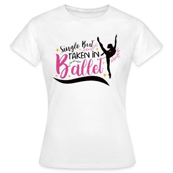 Ballet Ballerina Dance Dancer Dancing Ballet Gift - Women's T-Shirt - white - Front - AI Model Female 172 dark (172cm)