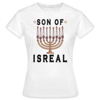 Juif israélite Héritage israélite Juif Israël Juif - T-shirt Femme - blanc - Devant - AI Model Female 172 dark (172cm)